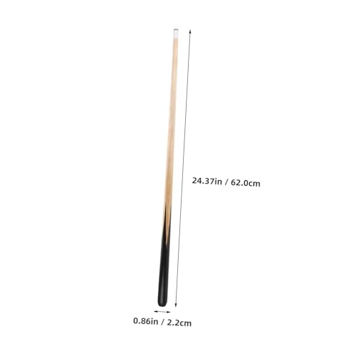 Toyvian Shorty Pool Cues Billiard Cue Stick Maple for Home Use Compact Design for Safe and Fun Billiards Experience