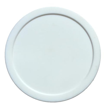 5Pcs 3inch Round Air Ice Hockey Pucks Air Hockey Replacement Pucks Heavy Hockey Tables Pucks Easy to Use Easy to Use - color: White