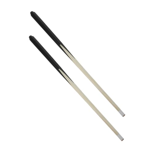 2Pcs Short Pool Cue for Lightweight Compact Billiard Cue Sticks for Beginners Smooth Design for Indoor Practice and Fun Games