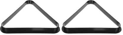Yardwe Mini Triangle Pool Rack Billiard Ball Triangle Rack Diamond Rack Pool Table Ball Holder Positioning Rack for Miniature Pool Billiards Accessory - size: 12.9X12.9CM (Pack of 2)