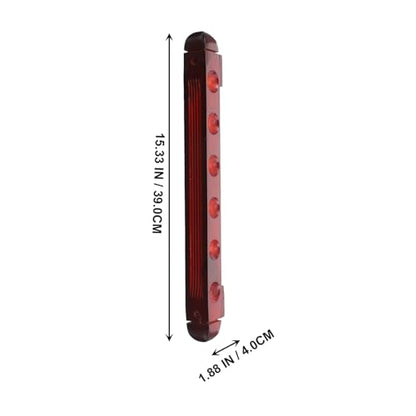 Cabilock Wine Red 6-hole Wood Cue Display Rack Wall-mounted Pool Cue Holder Billiards Stick Storage Stand for Indoor Recreation Room