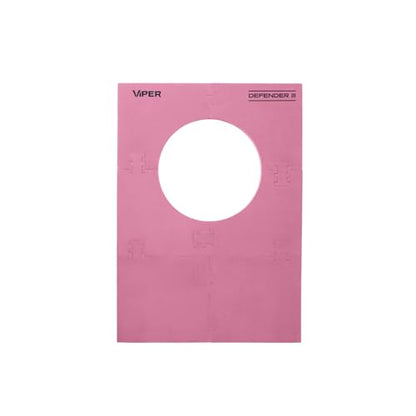Viper Defender III Extended Length Dartboard Surround Wall Protector, Fits 17.75" and 18" Bristle Dartboards, Compression-Fit Easy Mounting, 45" H x 32" W x 1" Thickness - color: Pink