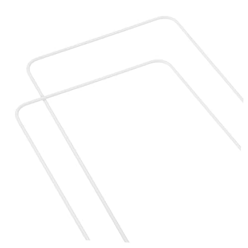 KESYOO 9pcs Croquet Outdoor Croquet Washer Game Replacement Croquet Gate Croquet Wickets Heavy Duty Replacement Croquet Lawn Garden Metal Croquet Iron White