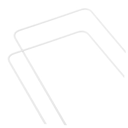 KESYOO 9pcs Croquet Outdoor Croquet Washer Game Replacement Croquet Gate Croquet Wickets Heavy Duty Replacement Croquet Lawn Garden Metal Croquet Iron White
