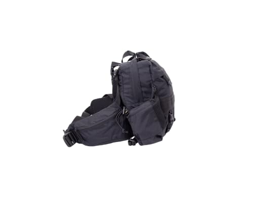 Mountainsmith Day Lumbar Pack - 13L Waist Pack for Hiking, Travel, Biking, & Commuting - Black Forge - color: Black Forge