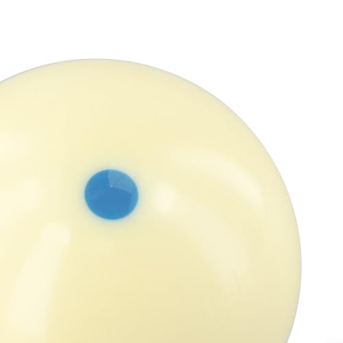 Pool Billiard Training Cue Ball Blue 6 Dot Spot Resin 2 1/4 Inch 6 Oz for Practice on Standard Tables(Blue) - color: Blue