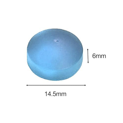 DYNWAVE Billiard Pool Cue Tip Billiard Pool Cue Stick Tips Break Jump Tip 14.5mm Glue on Replacement Repair Sturdy Billiards Cue Tip - color: blue
