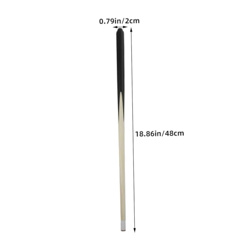 3Pcs Short Pool Cue Sticks Mini Billiard Cues for Wooden Design for Young Players Portable Billiards Accessory for Home and Outdoor Fun