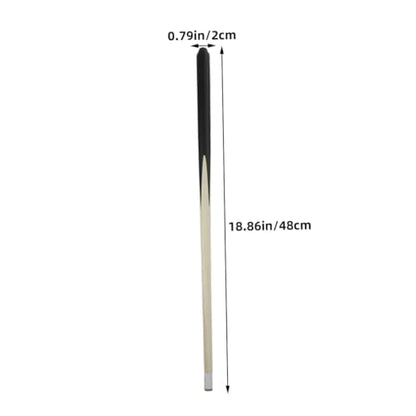 3Pcs Short Pool Cue Sticks Mini Billiard Cues for Wooden Design for Young Players Portable Billiards Accessory for Home and Outdoor Fun