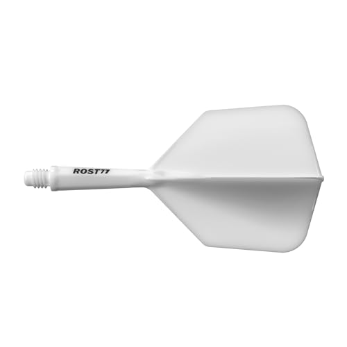 CUESOUL ROST 77 Integrated Dart Shaft and Flight Big Wing Shape,Set of 3 - color: Mixed Color, size: S-23mm