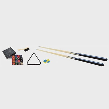 Mini Tabletop Pool Set Billiard Game with Portable Wooden Pool Table Pool Cues Triangle Rack Game Balls Suitable for Family Friends Indoor