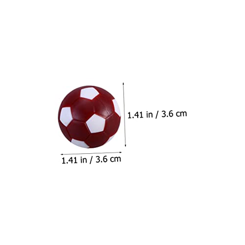 Abaodam 16pcs Plastic Foosball Balls Replacement for Boys Girls Soccer Mini Tabletop Soccer Game Accessories
