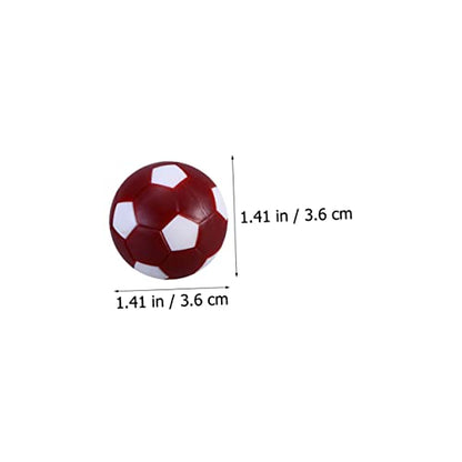 Abaodam 16pcs Plastic Foosball Balls Replacement for Boys Girls Soccer Mini Tabletop Soccer Game Accessories