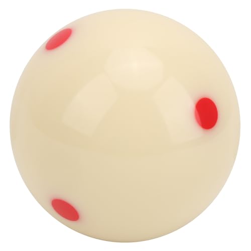 57.2mm Dot Spot Billiard Training BallBall Cue Ball Pool Standard Ball, Resin, Professional Roundness and Impact Resistance, Ideal Billiard Training for Practice Cue Sticks - color: Red Dot