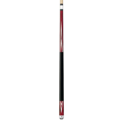 Players 58" 2-Piece North American Hard Maple Billiard Pool Cue Stick - color: Crimson Red, size: 18.5 Ounce