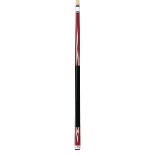 Players 58" 2-Piece North American Hard Maple Billiard Pool Cue Stick - color: Crimson Red, size: 20.5 Ounce