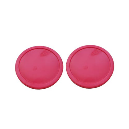 3.25-Inch (82mm) Heavy-Duty Air Hockey Pucks - Set of 2/5 - Durable 7mm Thick Pucks for Standard & Commercial Air Hockey Tables - Smooth & Fast Gameplay
