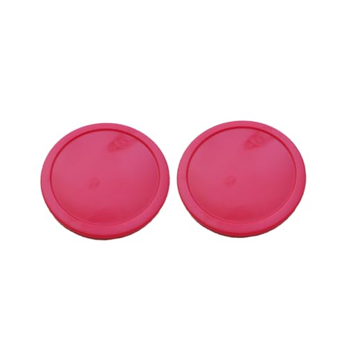 3.25-Inch (82mm) Heavy-Duty Air Hockey Pucks - Set of 2/5 - Durable 7mm Thick Pucks for Standard & Commercial Air Hockey Tables - Smooth & Fast Gameplay