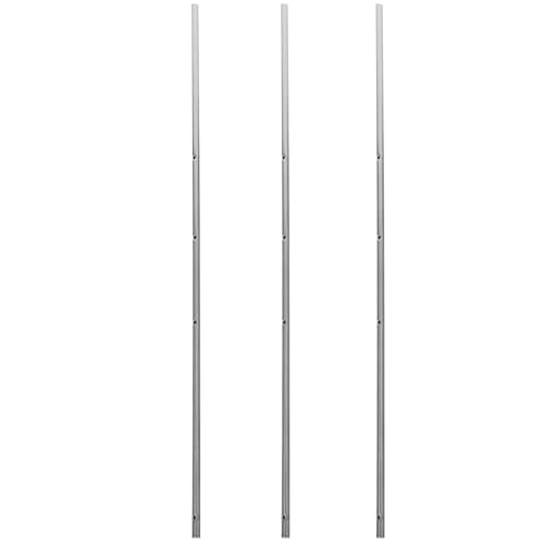 POPETPOP 3pcs Foosball Pole Replacement Foosball Table Pole Metal Machine Operation Table Soccer Bar Rod Desktop Machine Accessories Parts for Standard Table