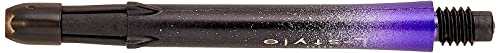 L-style L-Shaft Carbon Dart Shafts - Locked - Set of 3 - color: Black/Purple, size: Medium (330)