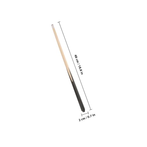 2Pcs Pool Cue Sticks Short Billiard Cues for Tight Spaces Lightweight Cue Sports Accessory for Beginners and Teenagers