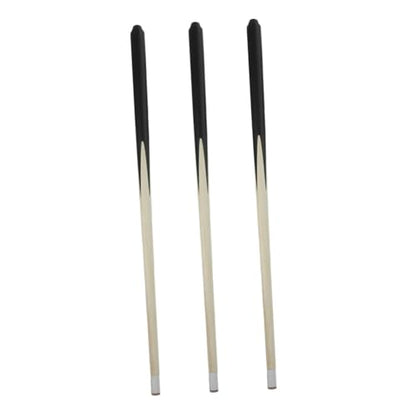 3Pcs Billiard Cue Sticks Wooden Short Pool Cues for Mini Pool Tables for Portable Design for Home School