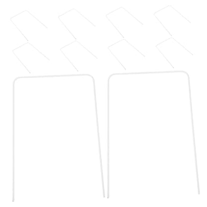 Holibanna 10pcs Croquet Wickets Wire Replacement Hoops for Lawn and Backyard Games Easy Setup for Family Fun and Skill Development
