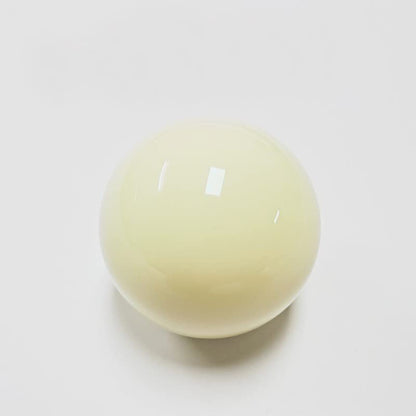 2 1/4" Pool Table Cue Ball - White Training Ball, 6 oz