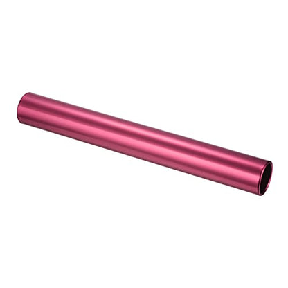 PATIKIL Relay Track Baton, Aluminum Alloy Tube Field Running Race Stick for Outdoor Athletics Sport Game Tool - color: Red