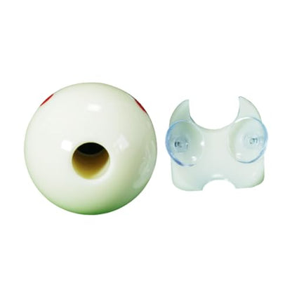 Billiards Cue Ball with Hole Billiards Rod Training Aiming Helper Synthetic Resin Compact Accessory Suitable for Beginner Player Stroke - size: Small for Eight Ball