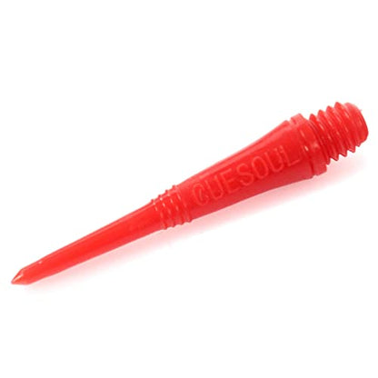 CUESOUL 100 Pieces Soft Tip Points for Soft Tip Darts - color: Red