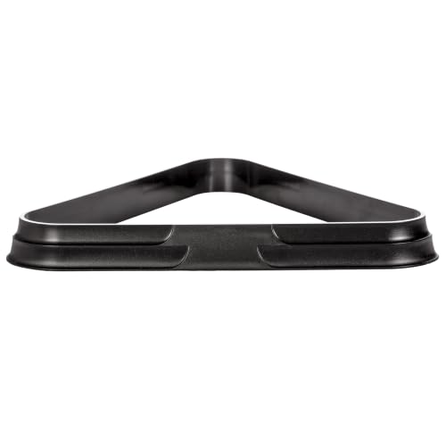 Mizerak Pool Ball Triangle Rack – Regulation Size – Durable Black Plastic – Perfect for 8-Ball or 9-Ball Pool Tables
