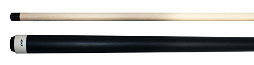 ASKA 25oz Heavy Hitter Matte Jump Break Cue – 3-Piece Jump/Break Pool Cue, 14mm Phenolic Tip & Ferrule, Hard Rock Canadian Maple Shaft, 2 Quick Release Joints, Wrapless Matte Handle, 58" Cue - color: Matte Black