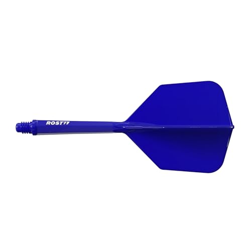 CUESOUL ROST 77 Integrated Dart Shaft and Flight Big Wing Shape,Set of 3 - color: Mixed Color, size: L-33mm