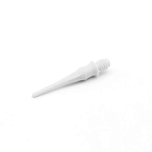 CUESOUL Touch-Point Soft Dart Tip Point with Touch Dart Case Tool for Dart Tip Replacement and Dart Tip Remove - color: White
