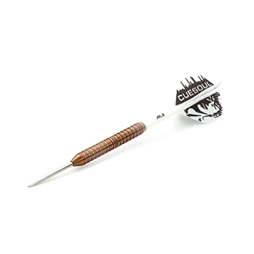 CUESOUL Big Beast 90% 26g/27g Steel Tip Tungsten Dart Set with Dart Case - color: Rose Glod-26g