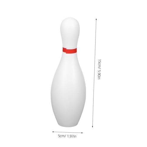 Abaodam Mini Bowling Set 10 Plastic Pins and 2 Balls Bowling Pins Ball Game Set for Kids Toddler Outdoor Indoor Sports Games