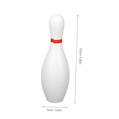 Abaodam Mini Bowling Set 10 Plastic Pins and 2 Balls Bowling Pins Ball Game Set for Kids Toddler Outdoor Indoor Sports Games