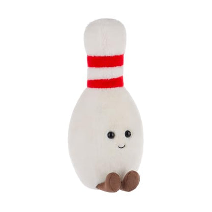 Apricot Lamb Happy Bowling Stuffed Animals for Kids, Soft Cute Plush Toys for Baby Girl and Boy, Fluffy Happy Bowling 9.5 Inches