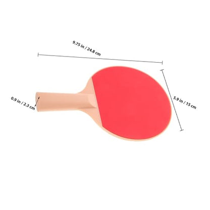 PartyKindom Outdoor Table Tennis Set with Plastic Elasticity Rackets and Pong Balls Comfortable Grip Paddles for Outdoor Games and Competitions Professional Paddle and Ball Kit