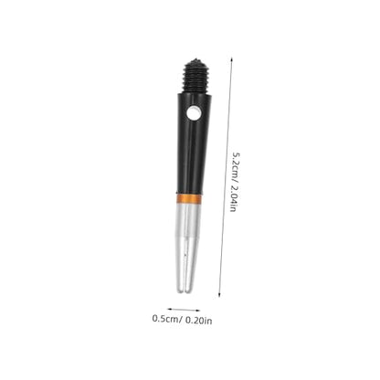 BESTonZON 6 Pcs Aluminum Dart Shafts, Rotating Stems for Steel Tip and Soft Darts, Replacement Flight Accessories Set with Standard 2BA Thread