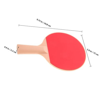 Generic Outdoor Table Tennis Set with Plastic Elastic Paddles and Bright Balls Ergonomic Grip for Comfortable Control Pong Equipment for Outdoor Games and Competitions