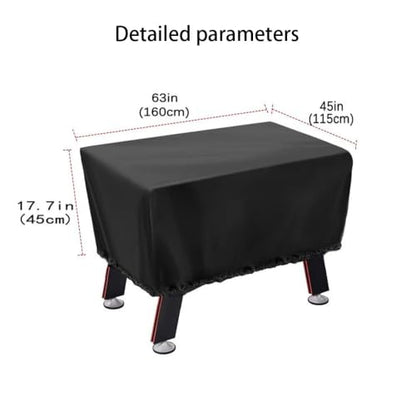 Foosball Table Cover for KICK Legend 55" LED Edition Soccer Table Shield Waterproof Dustproof Resistant Easy Clean Foosball Cover,210D - size: 210D