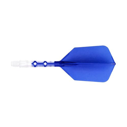 CUESOUL ROST T19 Integrated Dart Shaft and Flight Slim Shape M Size 28mm - color: Dark Blue