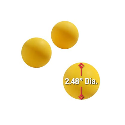 MD Sports Roll & Score Arcade Game, 87" Durable Electronic Scoring with Sound Effects and Game Balls, Perfect for Family Game Rooms - style: Yellow Roll & Score Balls (3 Pack)