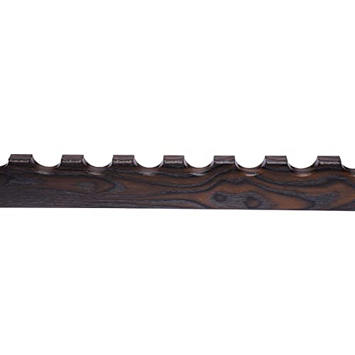 LYNICESHOP Pool Stick Holder Floor Stand, 10-Cue Billiard Rack, Wooden Billiard Cue Stand, For storing pool cues, fishing rods, golf clubs (10 HOLES SINGLE ROW) - style: 10 HOLES SINGLE ROW
