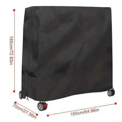 210D Oxford Table Tennis Table Cover Waterproof with Zipper for Outdoor for PING Pong Table 65x27.5x72.8 Inch Protection All Season