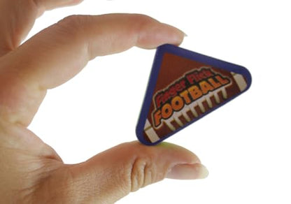 1 Set Mini Tabletop Finger Flick Football Game - Soft Realistic Feel Ball - Small Novelty Toy - Indoor Desk Toy Functional Fun (2 Goals / 2 Balls)