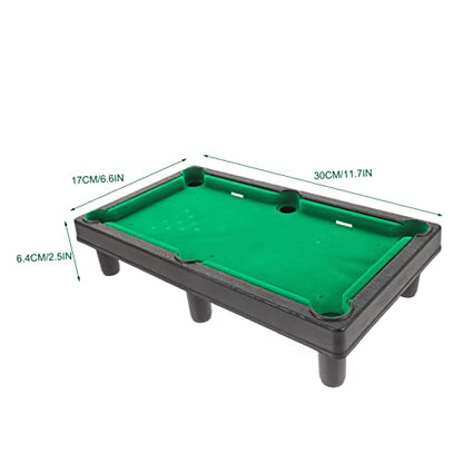 Abaodam Mini Billiard Table Game Toy Desktop Mini Pool Table for Boys and Girls Interactive Game for Adults Boy Girl