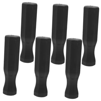 Outanaya 6pcs Non-Slip Foosball Handles Replacement for Table Soccer Durable Grip Design for Enhanced Play Easy Installation Compatible with Standard Foosball Tables